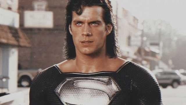 Superman Black Suit Mullet Henry Cavill