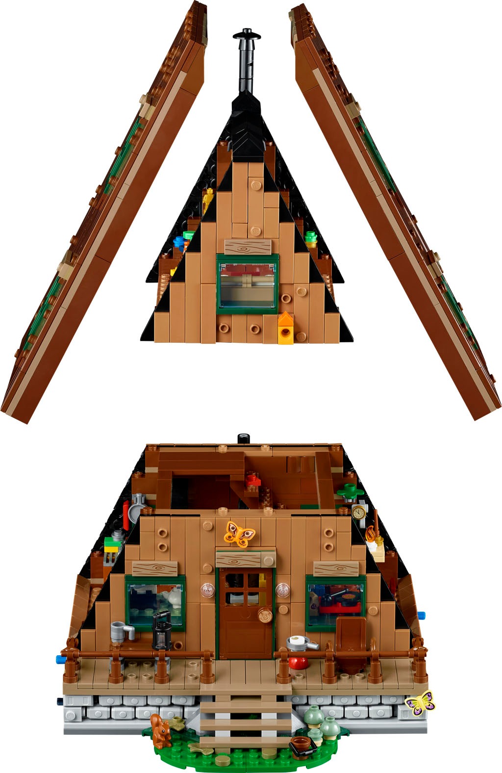 LEGO Ideas A-Frame Cabin set officially unveiled