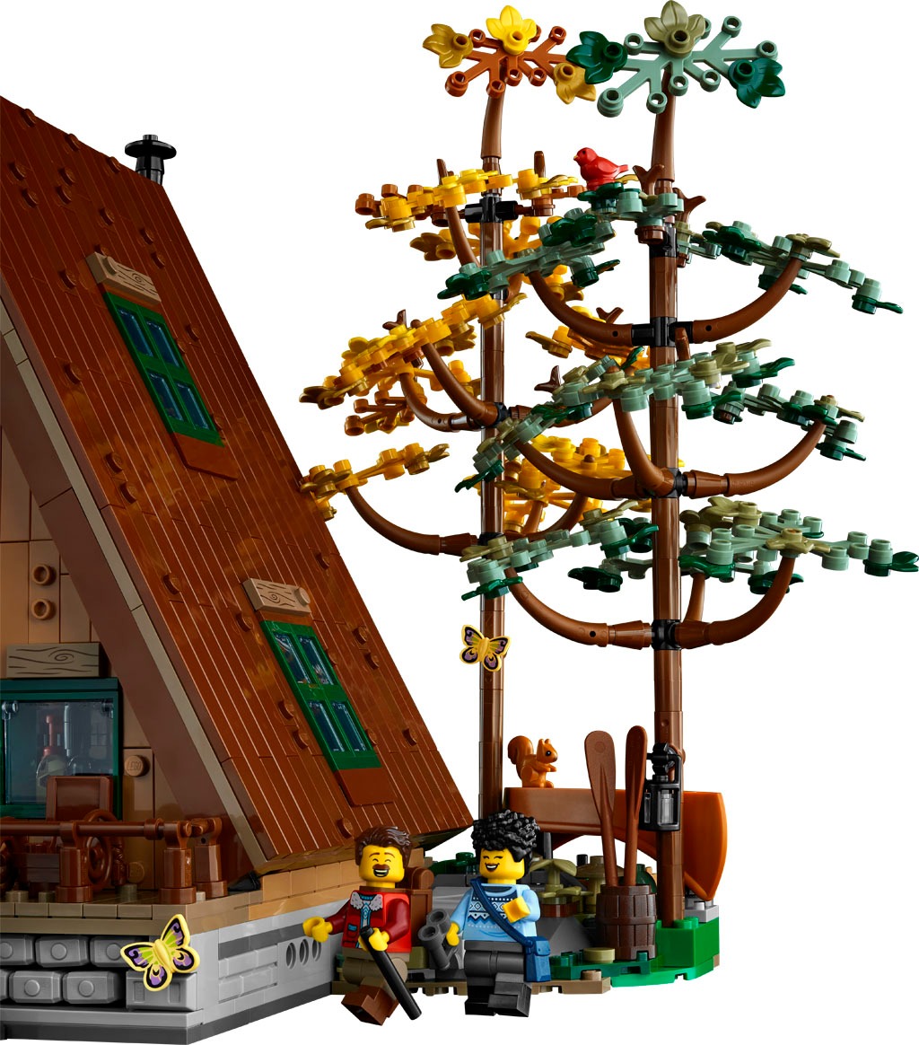 LEGO Ideas A-Frame Cabin set officially unveiled