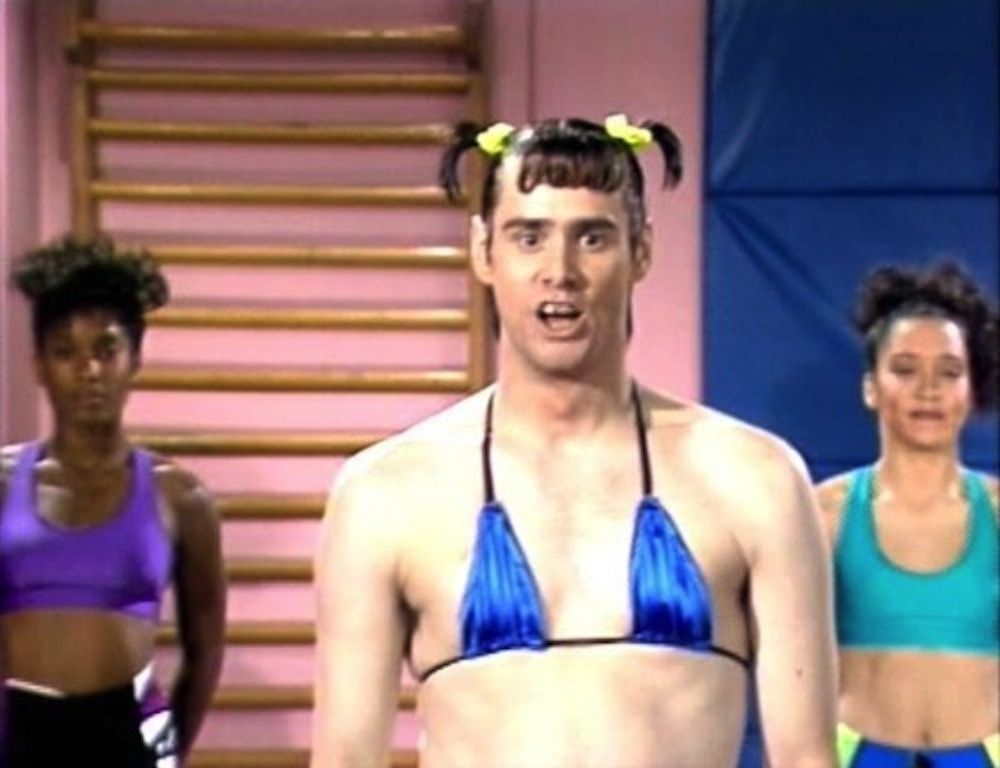 Jim carrey aerobics instructor sale