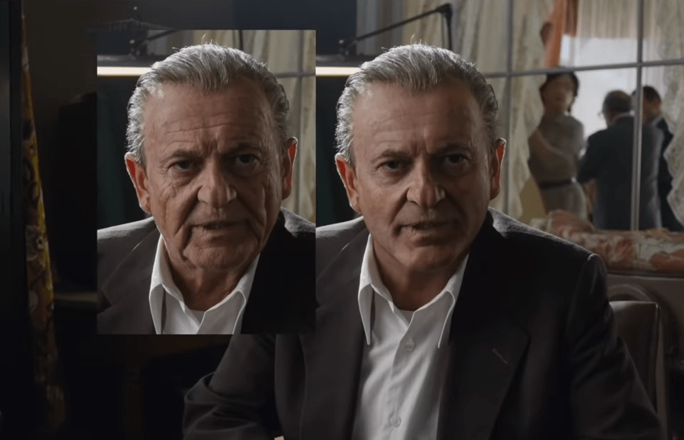 The Irishman featurette breaks down the digital de-aging of De Niro ...